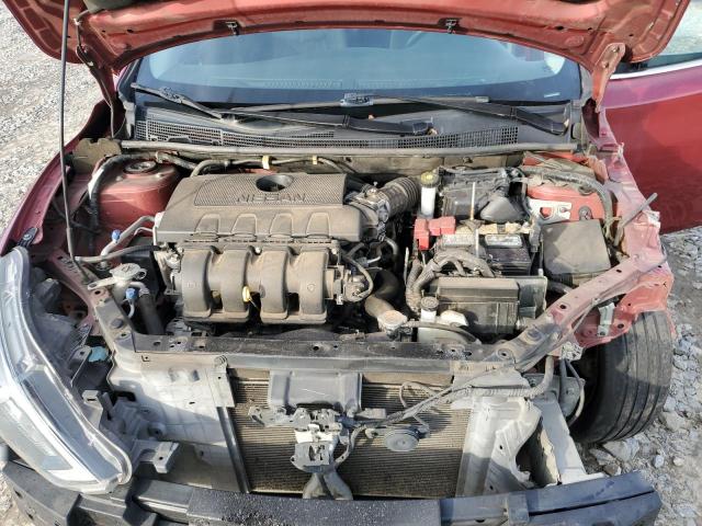 3N1AB7AP4GY236611 - 2016 NISSAN SENTRA S MAROON photo 11