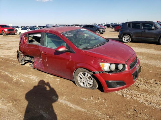 1G1JC6SH8E4107307 - 2014 CHEVROLET SONIC LT BURGUNDY photo 4