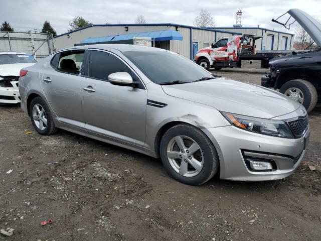 5XXGM4A73FG402009 - 2015 KIA OPTIMA LX SILVER photo 4