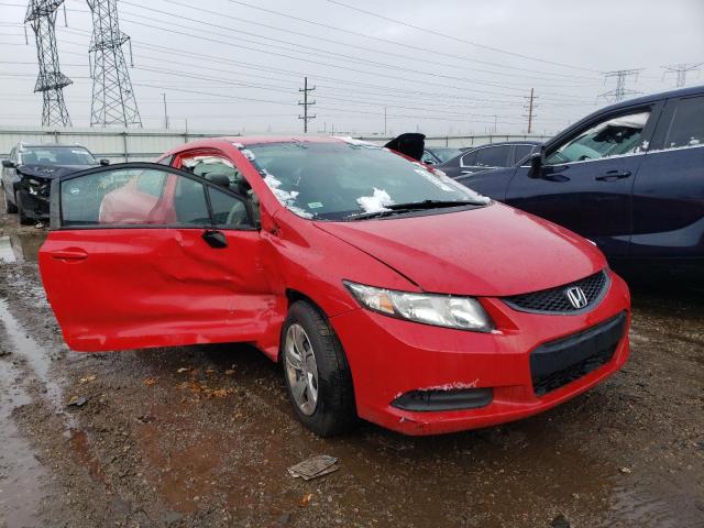 2HGFG3B5XDH531998 - 2013 HONDA CIVIC LX RED photo 4