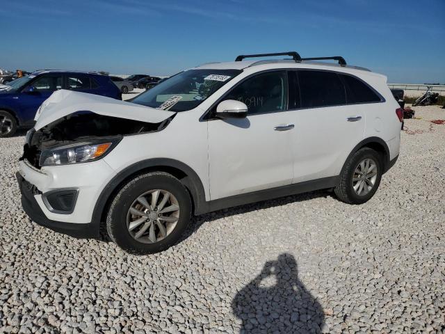 5XYPG4A36HG192766 - 2017 KIA SORENTO LX WHITE photo 1