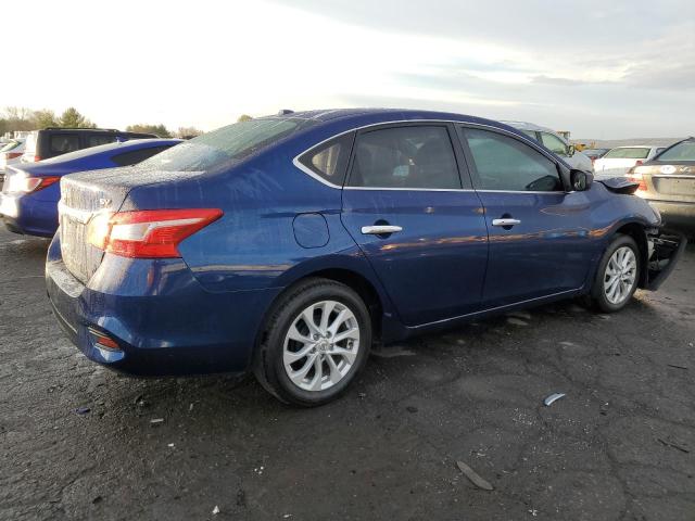 3N1AB7AP9KY307696 - 2019 NISSAN SENTRA S BLUE photo 3