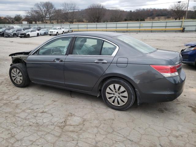 1HGCP2F31CA230782 - 2012 HONDA ACCORD LX GRAY photo 2