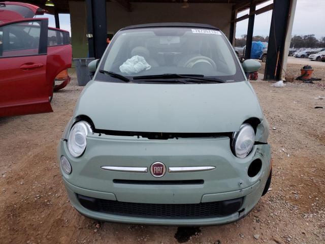 3C3CFFDR7CT212350 - 2012 FIAT 500 POP GREEN photo 5