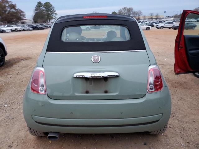 3C3CFFDR7CT212350 - 2012 FIAT 500 POP GREEN photo 6