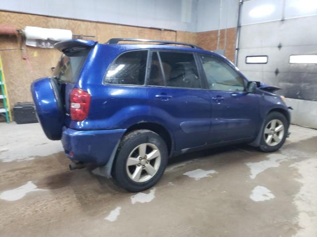 JTEHD20V240010724 - 2004 TOYOTA RAV4 BLUE photo 3