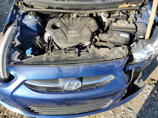 KMHCT4AEXGU943128 - 2016 HYUNDAI ACCENT SE BLUE photo 11