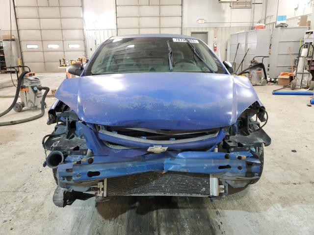 1G1AK58F587156504 - 2008 CHEVROLET COBALT LS BLUE photo 5