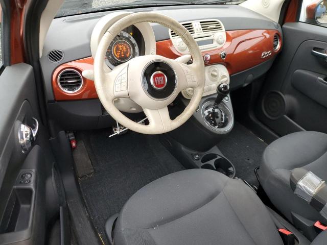 3C3CFFAR0DT745355 - 2013 FIAT 500 POP ORANGE photo 8