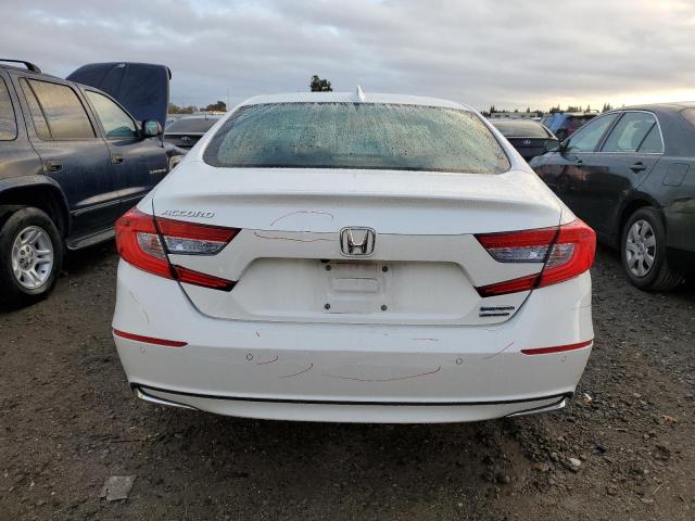 1HGCV3F92KA012512 - 2019 HONDA ACCORD TOURING HYBRID WHITE photo 6