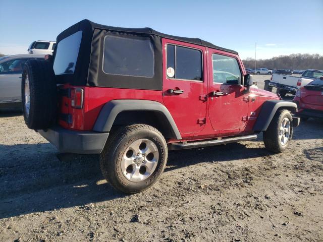 1J4GB39178L517967 - 2008 JEEP WRANGLER U X RED photo 3