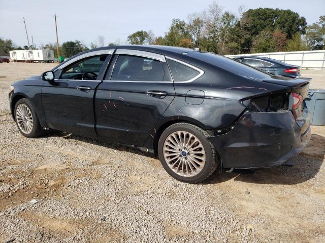 3FA6P0K90ER380570 - 2014 FORD FUSION TITANIUM BLACK photo 2