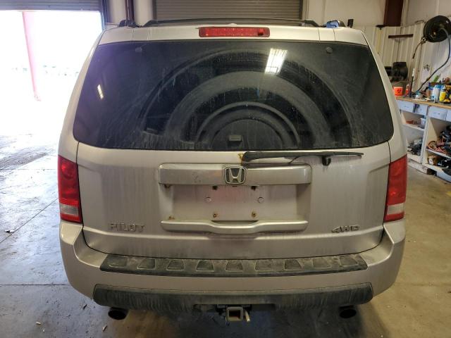 5FNYF4H52AB034954 - 2010 HONDA PILOT EXL SILVER photo 6