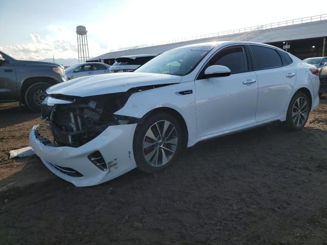 5XXGW4L25GG055523 - 2016 KIA OPTIMA SX WHITE photo 1