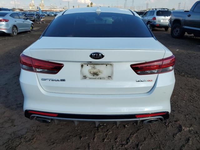 5XXGW4L25GG055523 - 2016 KIA OPTIMA SX WHITE photo 6