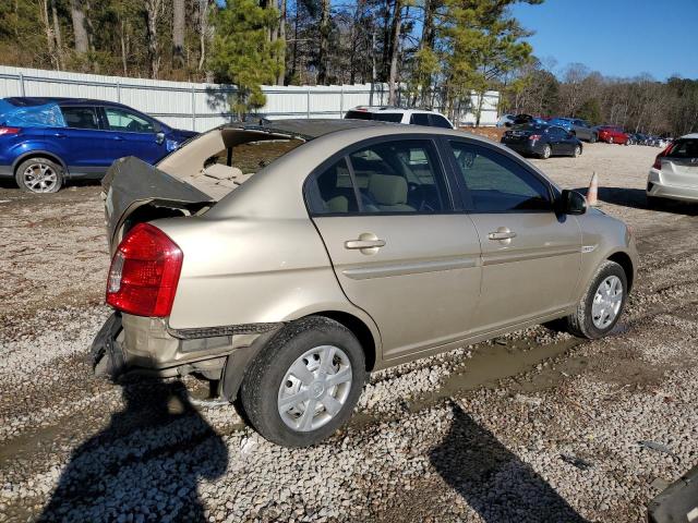 KMHCN46C37U118811 - 2007 HYUNDAI ACCENT GLS TAN photo 3