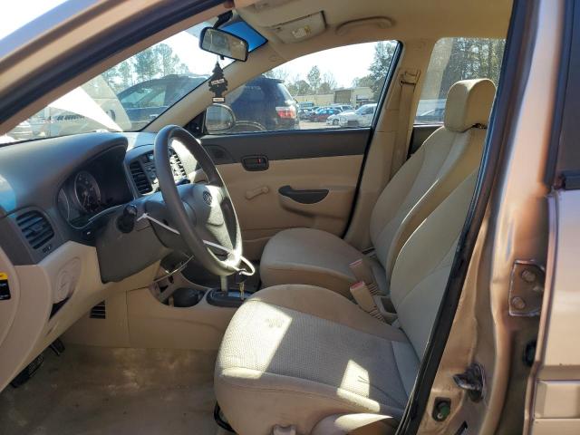 KMHCN46C37U118811 - 2007 HYUNDAI ACCENT GLS TAN photo 7