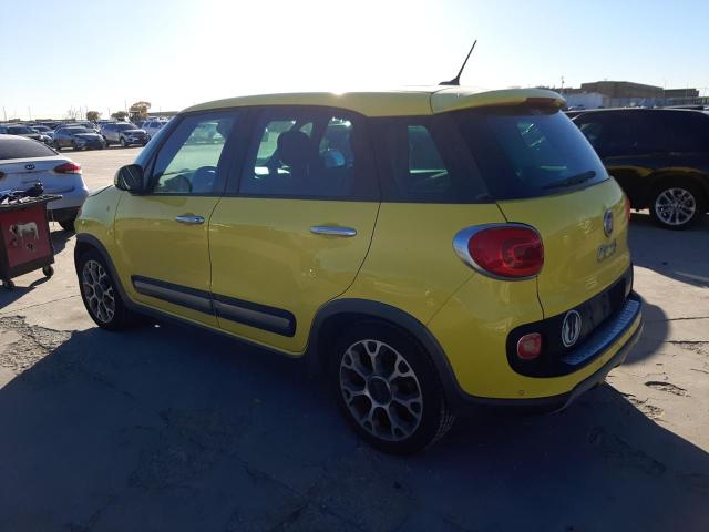 ZFBCFADH5EZ006755 - 2014 FIAT 500L TREKKING YELLOW photo 2