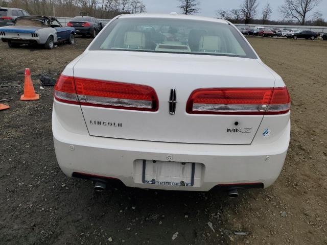 3LNHL2GC5CR834089 - 2012 LINCOLN MKZ WHITE photo 6