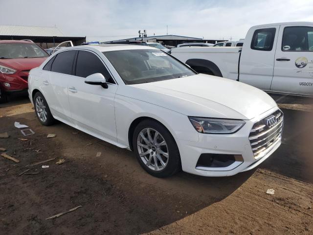 WAUABAF42MA087413 - 2021 AUDI A4 PREMIUM 40 WHITE photo 4