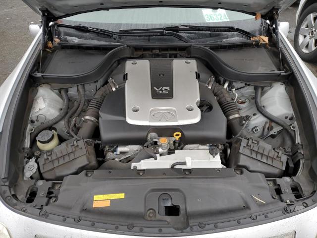 JNKBV61E68M228112 - 2008 INFINITI G35 SILVER photo 11