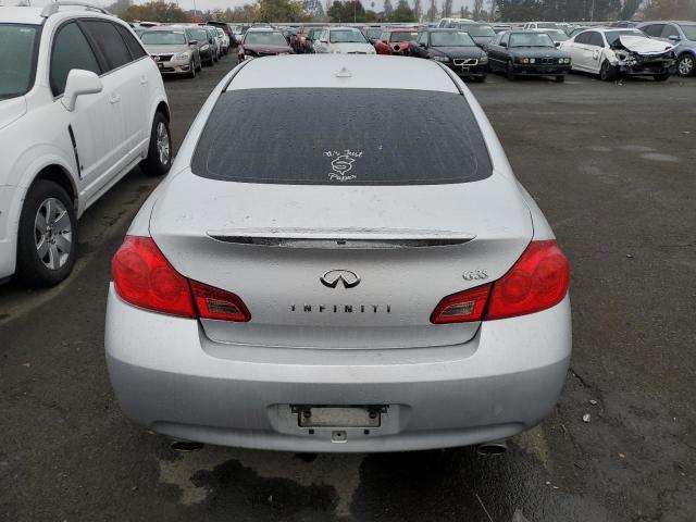 JNKBV61E68M228112 - 2008 INFINITI G35 SILVER photo 6