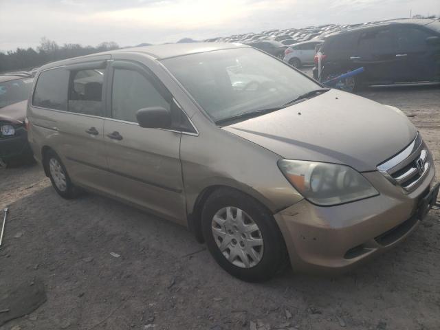 5FNRL38256B118027 - 2006 HONDA ODYSSEY LX GOLD photo 4