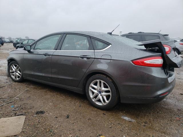 3FA6P0HD6FR279529 - 2015 FORD FUSION SE GRAY photo 2