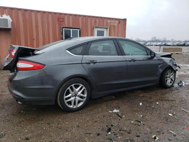 3FA6P0HD6FR279529 - 2015 FORD FUSION SE GRAY photo 3