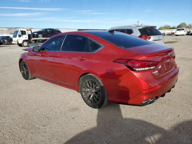 KMTFN4JB9LU332519 - 2020 GENESIS G80 BASE RED photo 2