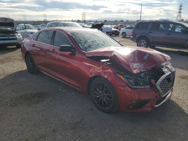 KMTFN4JB9LU332519 - 2020 GENESIS G80 BASE RED photo 4