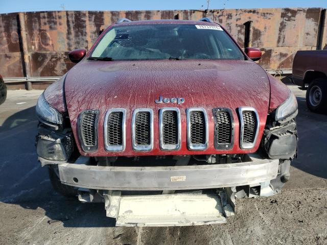 1C4PJLCB6HW518259 - 2017 JEEP CHEROKEE LATITUDE BURGUNDY photo 5