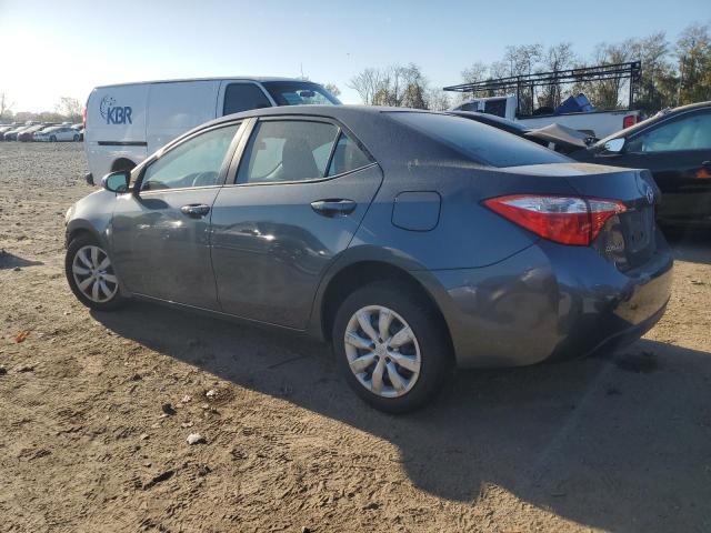 2T1BURHE8EC174476 - 2014 TOYOTA COROLLA L GRAY photo 2