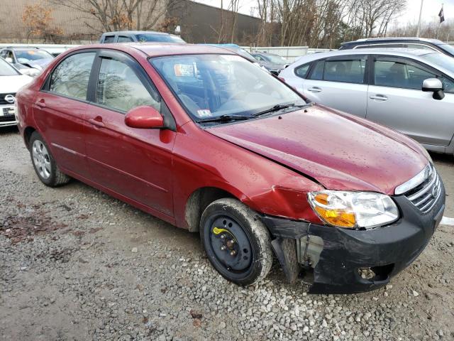 KNAFE222195639510 - 2009 KIA SPECTRA EX RED photo 4