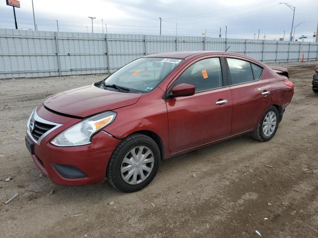 3N1CN7AP9HK436050 - 2017 NISSAN VERSA S MAROON photo 1