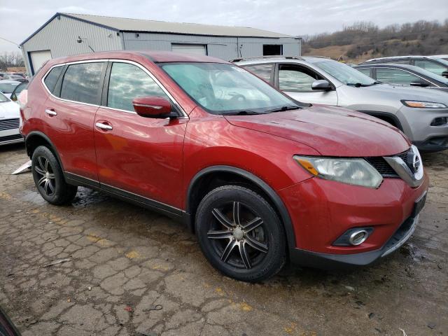 5N1AT2MK1EC812301 - 2014 NISSAN ROGUE S RED photo 4