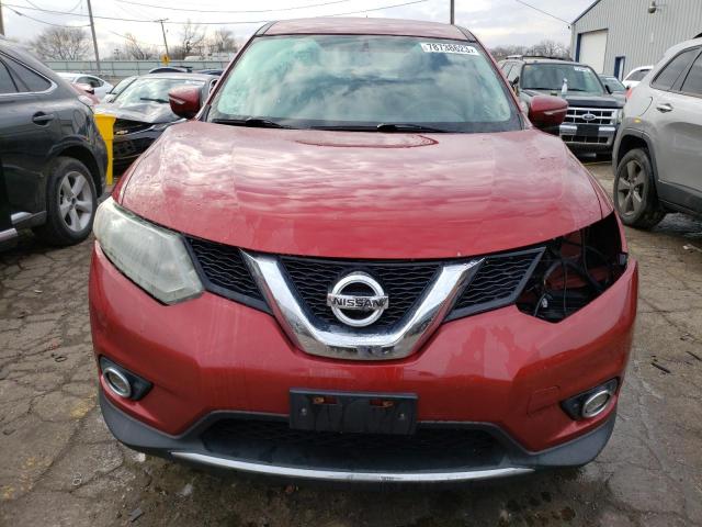 5N1AT2MK1EC812301 - 2014 NISSAN ROGUE S RED photo 5