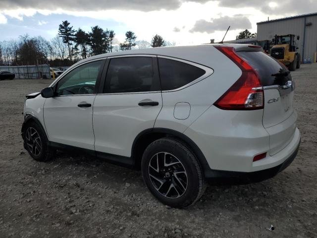 5J6RM4H4XGL110227 - 2016 HONDA CR-V SE WHITE photo 2