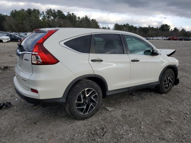 5J6RM4H4XGL110227 - 2016 HONDA CR-V SE WHITE photo 3