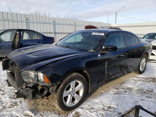 2C3CDXBG9EH217493 - 2014 DODGE CHARGER SE BLACK photo 1