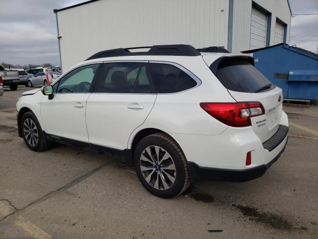 4S4BSBNCXG3284081 - 2016 SUBARU OUTBACK 2.5I LIMITED WHITE photo 2