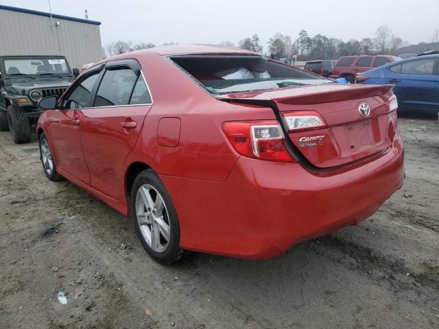 4T1BF1FK2DU714888 - 2013 TOYOTA CAMRY L RED photo 2