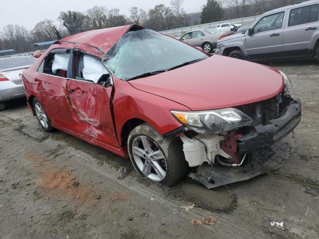 4T1BF1FK2DU714888 - 2013 TOYOTA CAMRY L RED photo 4