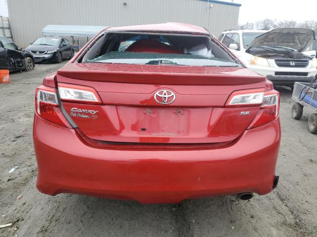 4T1BF1FK2DU714888 - 2013 TOYOTA CAMRY L RED photo 6