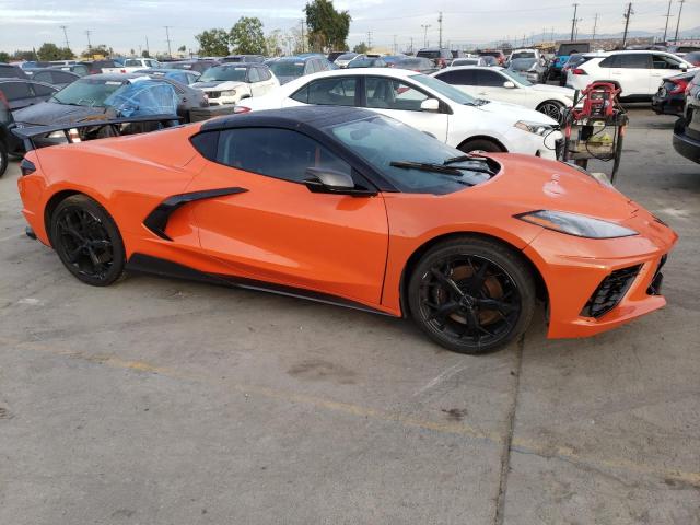 1G1Y82D45L5102284 - 2020 CHEVROLET CORVETTE STINGRAY 3LT ORANGE photo 4