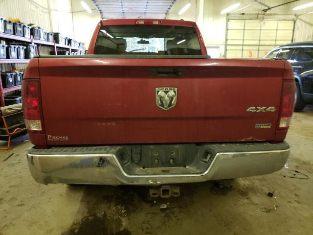 1D7RV1GPXAS231971 - 2010 DODGE RAM 1500 RED photo 6