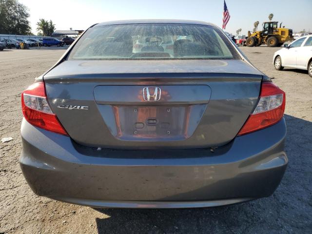 19XFB2F53CE373063 - 2012 HONDA CIVIC LX GRAY photo 6