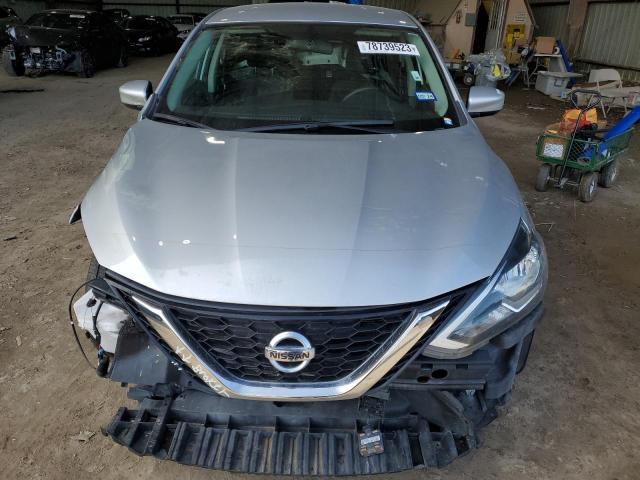 3N1AB7AP9KY381376 - 2019 NISSAN SENTRA S SILVER photo 5