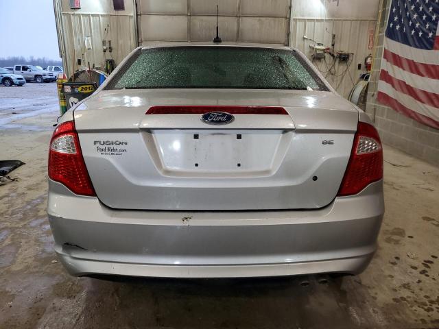 3FAHP0HA8CR271099 - 2012 FORD FUSION SE SILVER photo 6