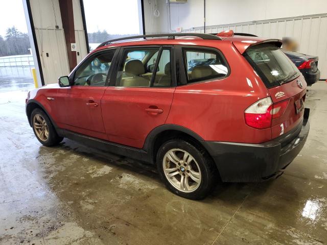 WBXPA93425WD15309 - 2005 BMW X3 3.0I RED photo 2